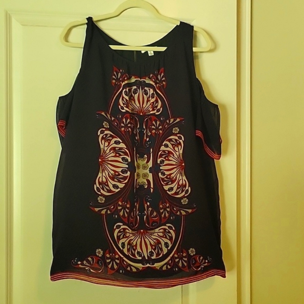 Sophie Max cold shoulder blouse